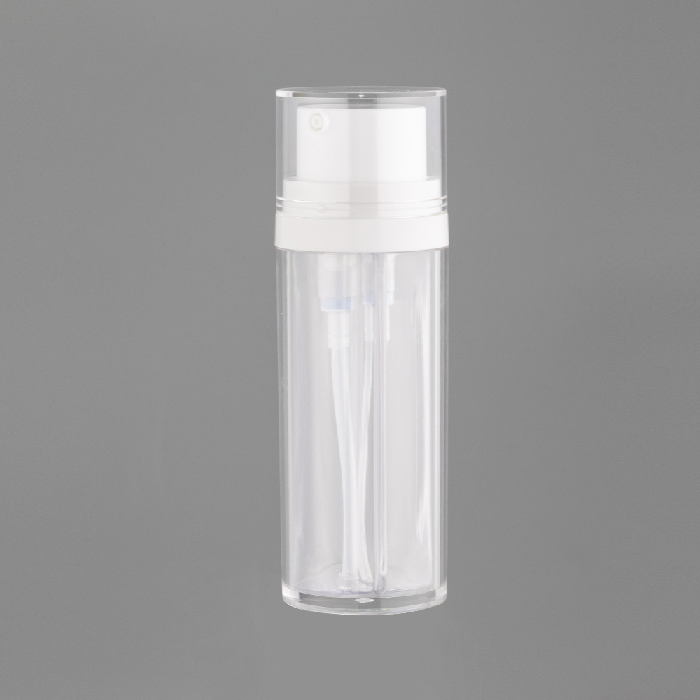 50ml Left and right rotating replaceable structure patented product covered spring pump core 0.23ml environmental protection vacuum bottle