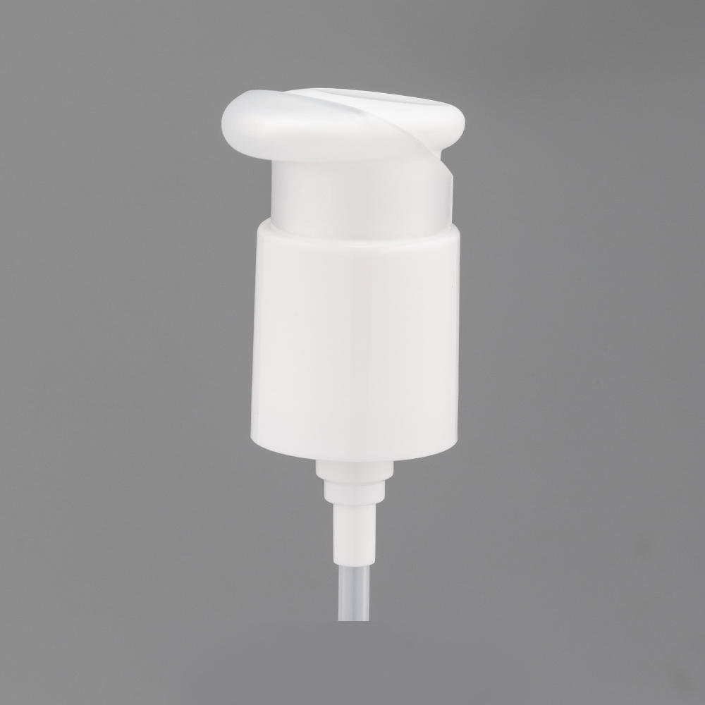 001-01E 24-410 Self-locking pump head with left and right locking switch Convenient locking button anti-pressure function with dust cover 0.48ml lotion pump