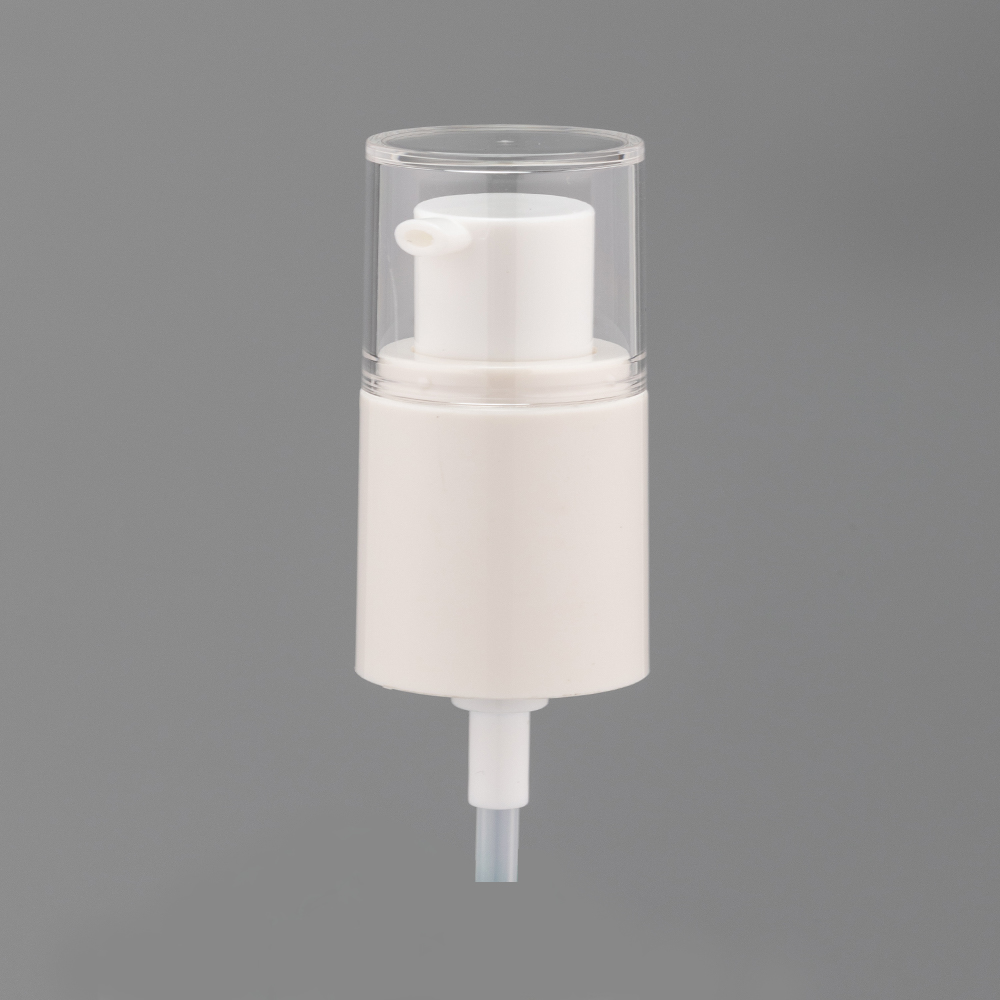 007-02D 20-410 External spring loaded straight round pump with small cover emulsion pump 0.23ml emulsion pump