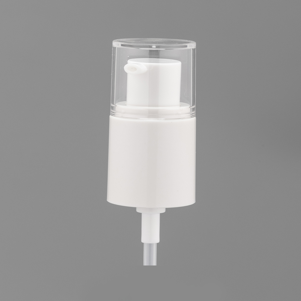 007-02D 20-410 External spring loaded straight round pump with small cover emulsion pump 0.23ml emulsion pump