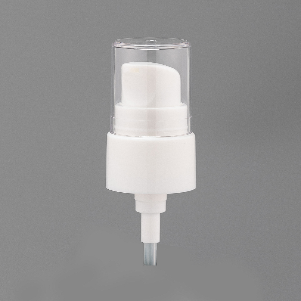 013-02H 20-410 External Spring Straight Round Pump with Small Cover Lotion Pump 0.23ml Lotion Pump